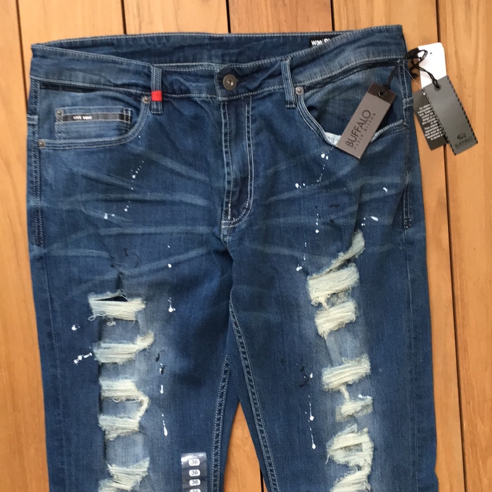 NWT Buffalo David Bitton Jeans 36”